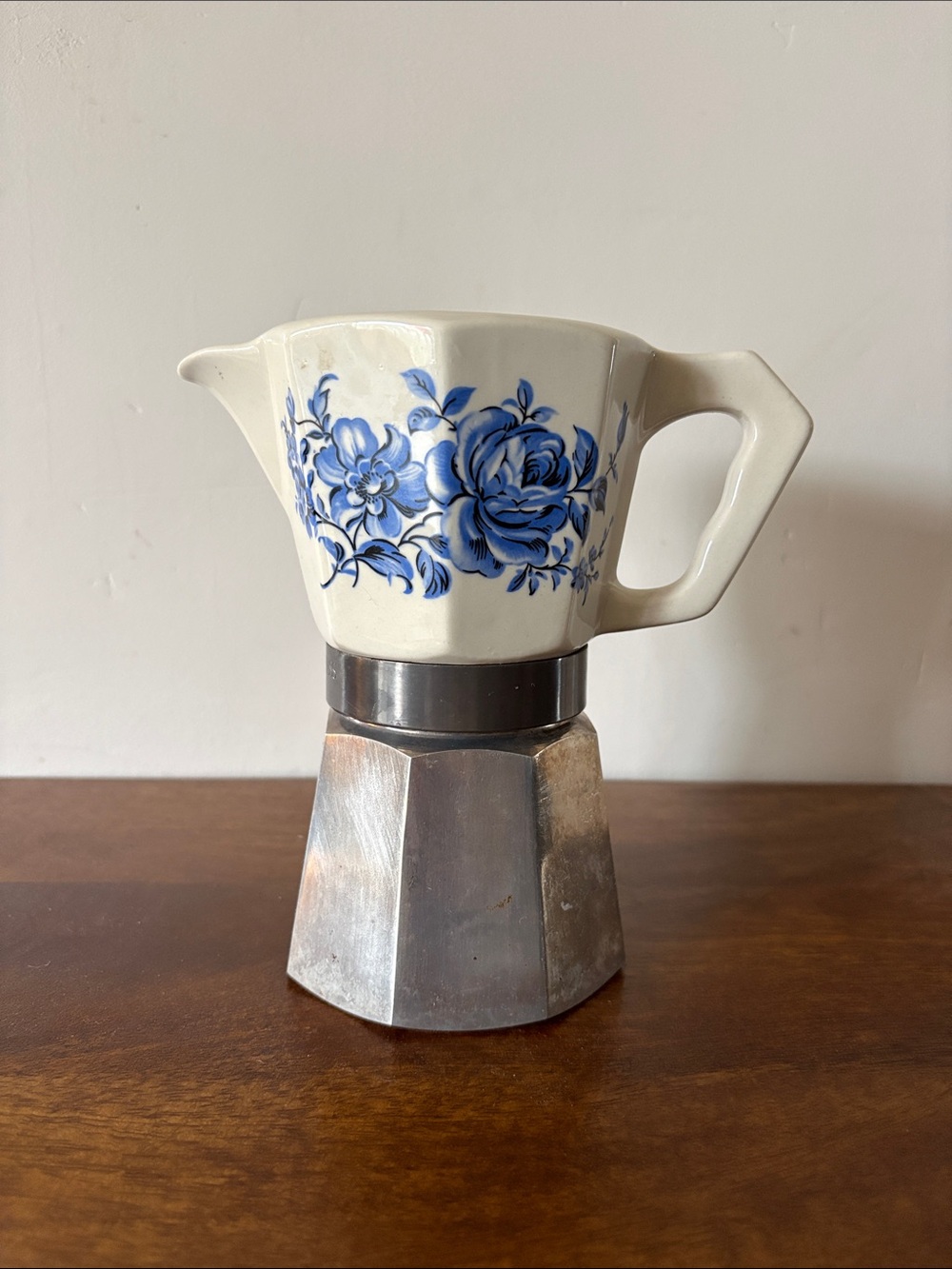 VINTAGE - Flory Express Stovetop Espresso Maker - Italian 4 cup